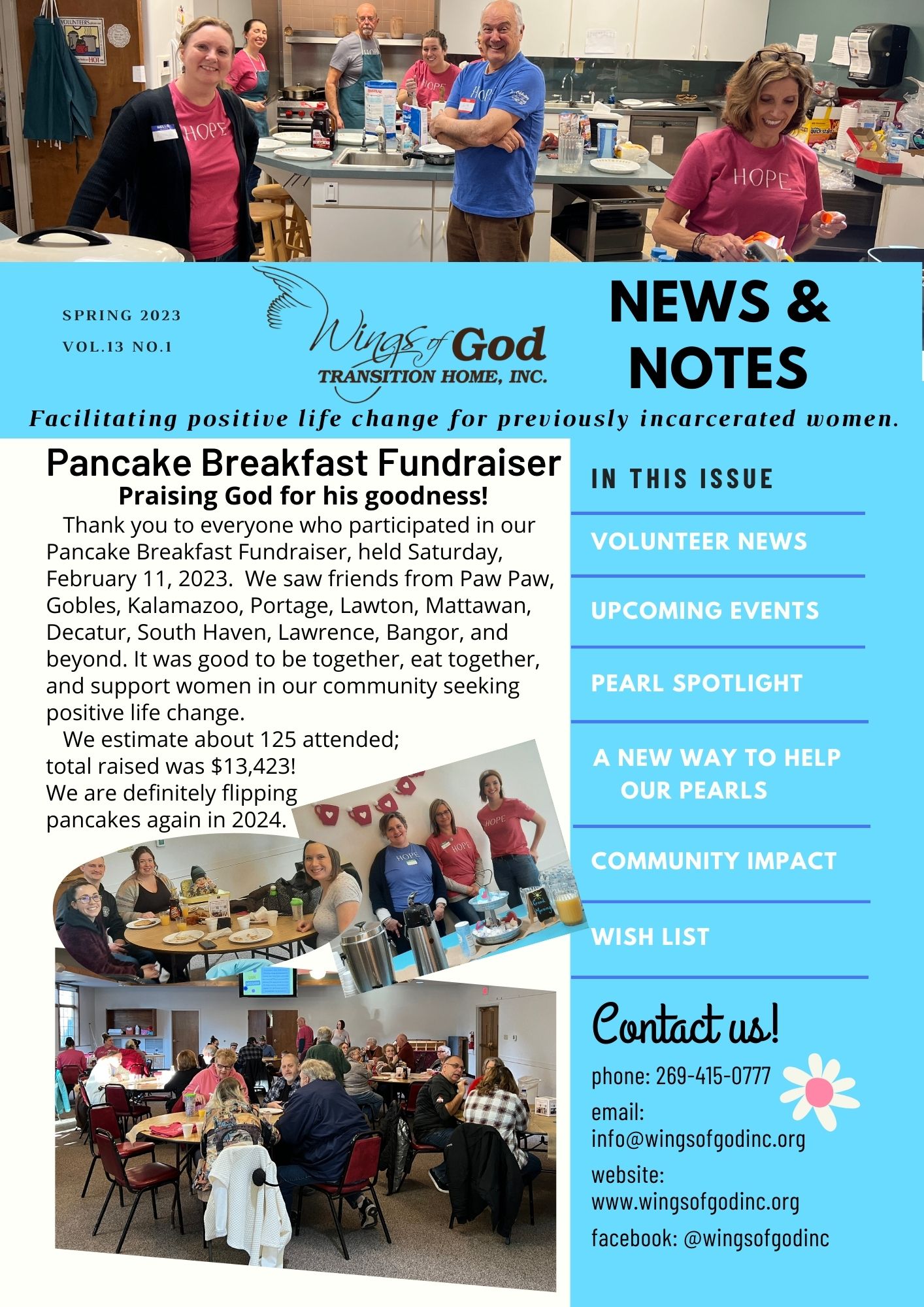 1st Page 2023 Spring Newsletter