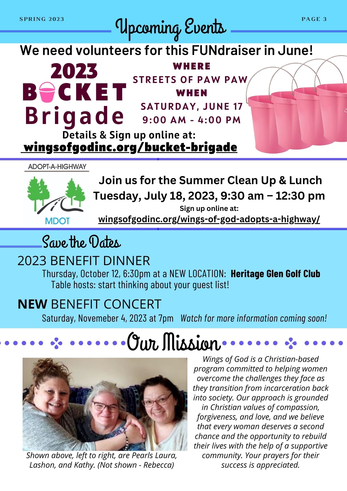 Page 3 Spring 2023 Newsletter