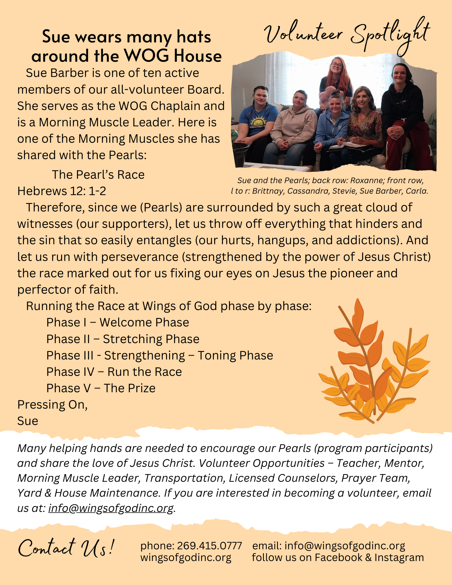 Wings of God 2024 Fall Newsletter pg. 3