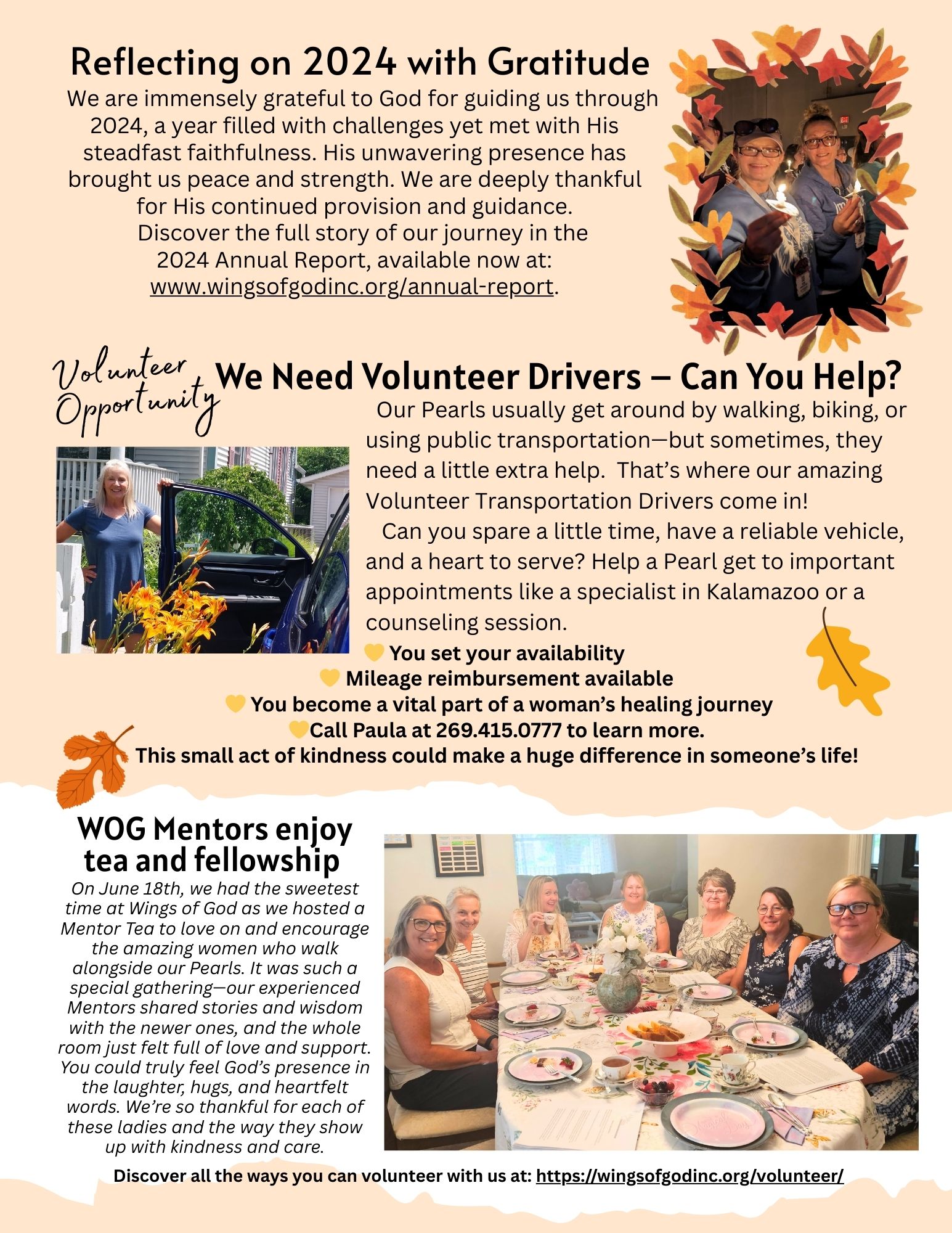 2025 Wings of God Spring Newsletter page 3