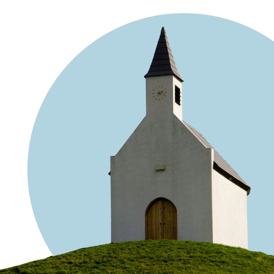 Church on a hill