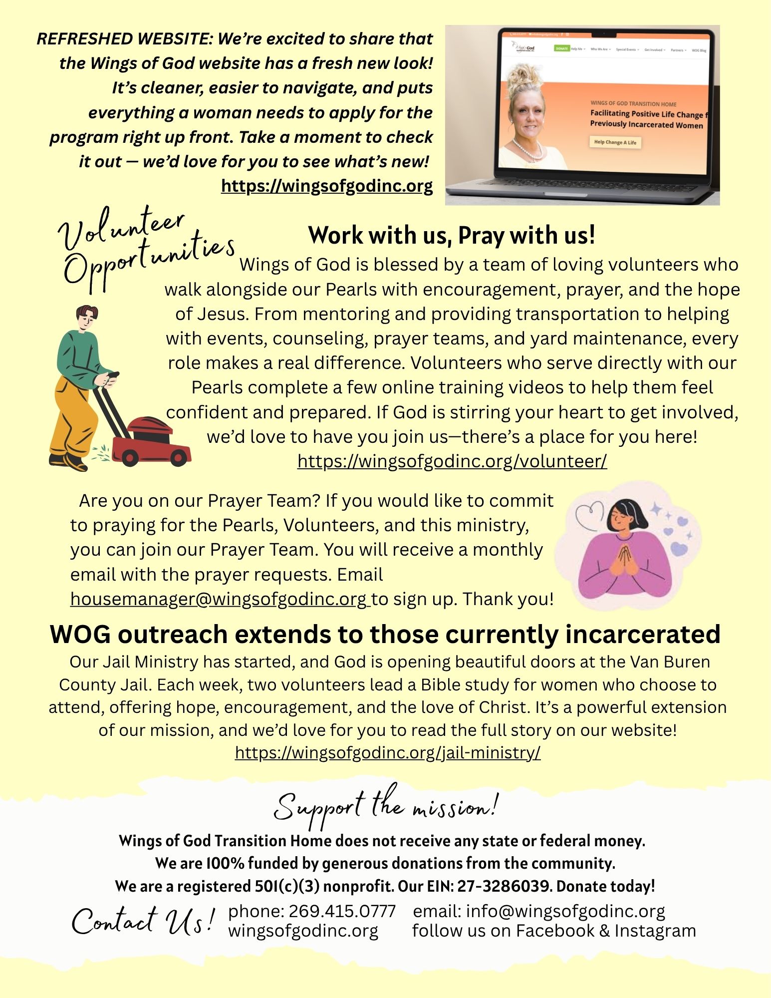 Wings of God 2026 Spring Newsletter Page 4